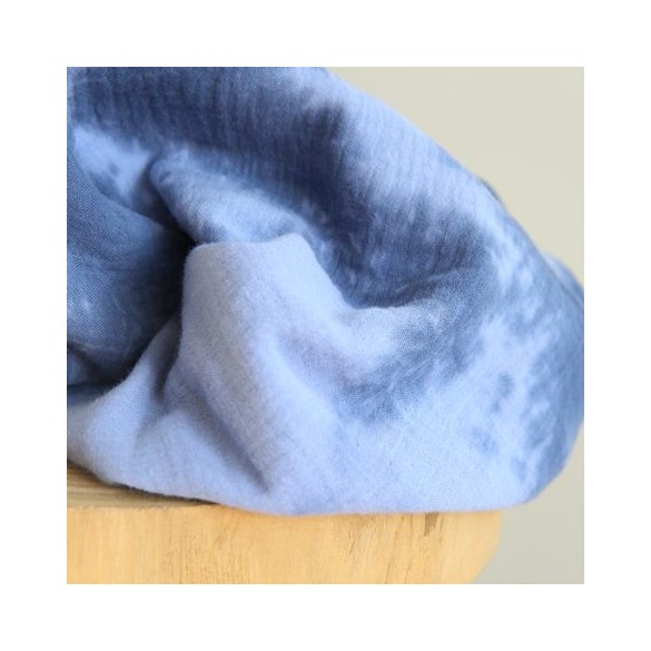 double gaze de qualité - tie and dye