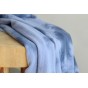 tissu double gaze bleu - un chat sur un fil