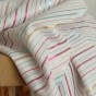 TISSU VOILE DE COTON RAYURES LUREX