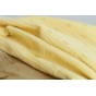 tissu en coton double gaze  jaune