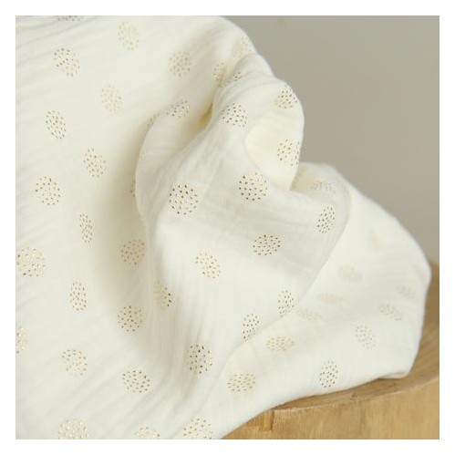 tissu double gaze - un chat sur un fil tissu double gaze - un chat sur un fil