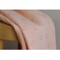TISSU EN DOUBLE GAZE de coton rose