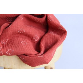 tissu double gaze coton imprimé enfants