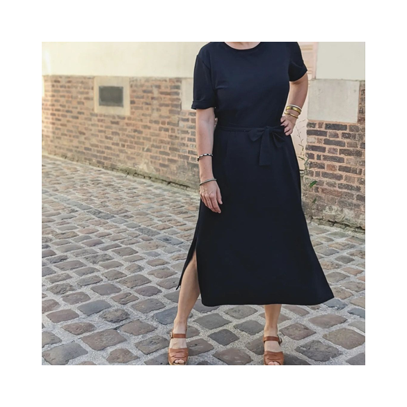 Patron maille ROBE/TSHIRT en pdf Patron vêtement femme Un chat sur