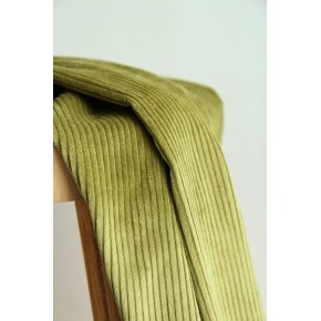 velours grosses côtes - vert sisal