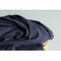 tissu brodé carreaux marine