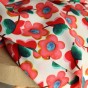 jolie viscose fleurie - un chat sur un fil