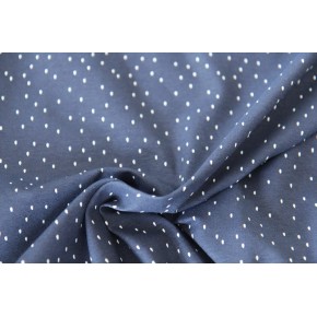 jersey imprimé bleu - gouttes de pluie