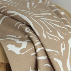 tissu bengaline zèbre - beige