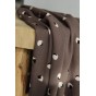 viscose imprimée - pois taupe