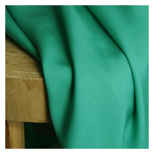 tissu lyocell tissé et teint en france - vert