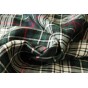 tissu upcyclé en lin - écossais