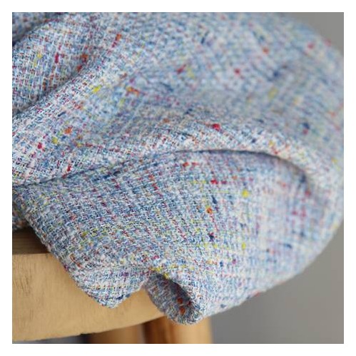 Tweed bleu chiné - collection upcycling Tweed bleu chiné - collection upcycling