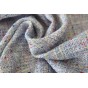 tissu upcycling - tweed bleu