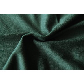 tissu polo au mètre - vert foncé