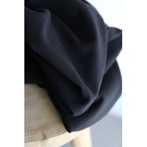 tissu polo noir - collection upcycling