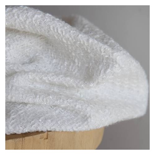 Tissu tweed - blanc Tissu tweed - blanc
