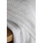 tweed blanc avec fil irisé - un chat sur un fil