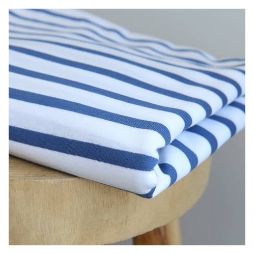 jersey marinière bleu et blanc - un chat sur un fil jersey marinière bleu et blanc - un chat sur un fil