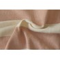 tissu rayé écru et rose - un chat sur un fil