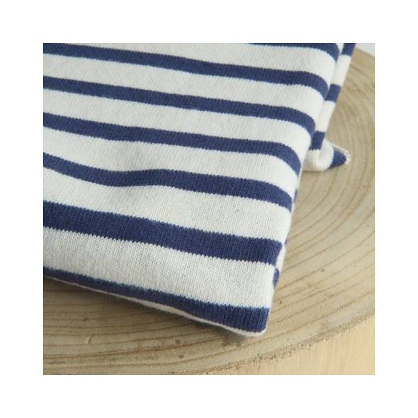 tissu marinière au mètre - épais en coton