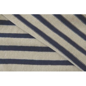 tissu marinière épais - un chat sur un fil