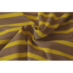 jersey marinière - jaune et beige