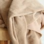 tissu éponge jersey BEIGE - un chat sur un fil