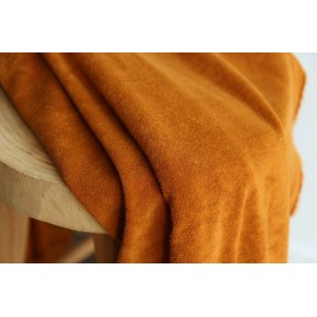 tissu éponge stretch - marron clair