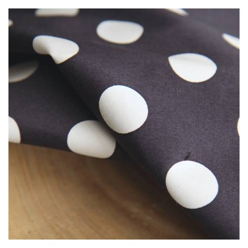 satin de coton imprimé pois - un chat sur un fil satin de coton imprimé pois - un chat sur un fil
