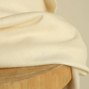 tissu coton et lin écru - un chat sur un fil