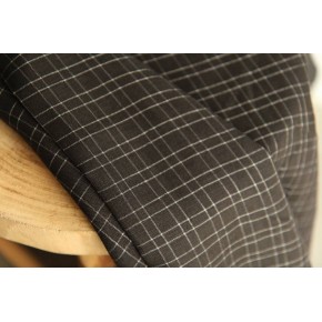 tissu pour coudre des chemises, tuniques en lin et viscose - un chat sur un fil
