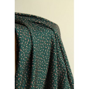 tissu en polyester - un chat sur un fil