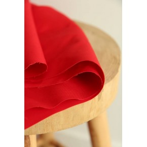 tissu en coton épais - type gabardine rouge