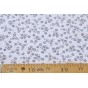 tissu en double gaze - marine et blanc