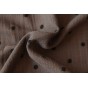 gaze coton pois - collection upcycling