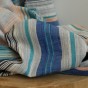 Tissu jacquard rayé - fabriqué en france