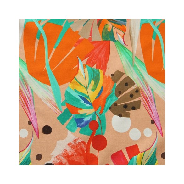 tissu en coton - les tropiques