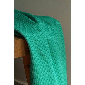 jersey côtelé vert - un chat sur un fil
