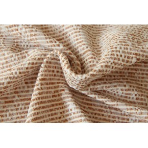 jacquard ocre et lurex