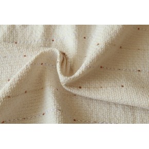 tissu en jacquard polycoton - un chat sur un fil
