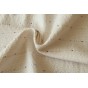 tissu en jacquard polycoton - un chat sur un fil