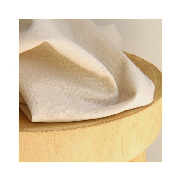 Coton et lin - beige clair