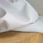 Coton et lin - blanc