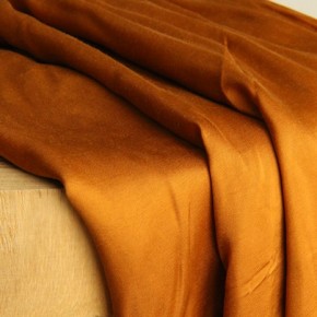 tissu en satin de viscose - ocre