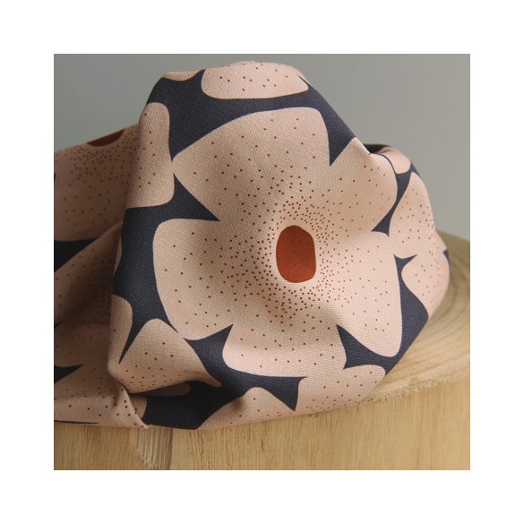 coton canvas - big fleur - cloud9 fabrics