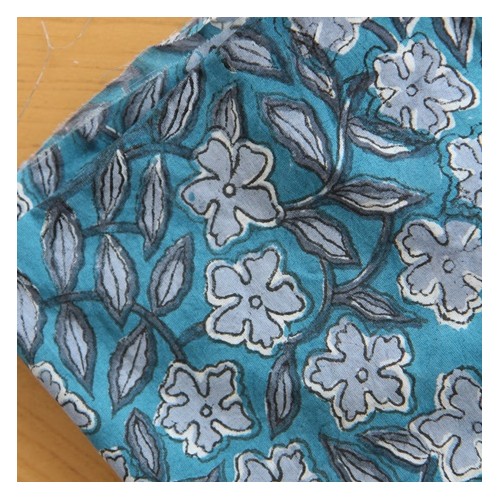 tissu indien block print - un chat sur un fil tissu indien block print - un chat sur un fil