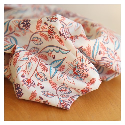 tissu coton inspiration indienne - un chat sur un fil tissu coton inspiration indienne - un chat sur un fil