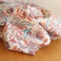 tissu coton inspiration indienne - un chat sur un fil