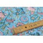 coton indien - bleu et rose